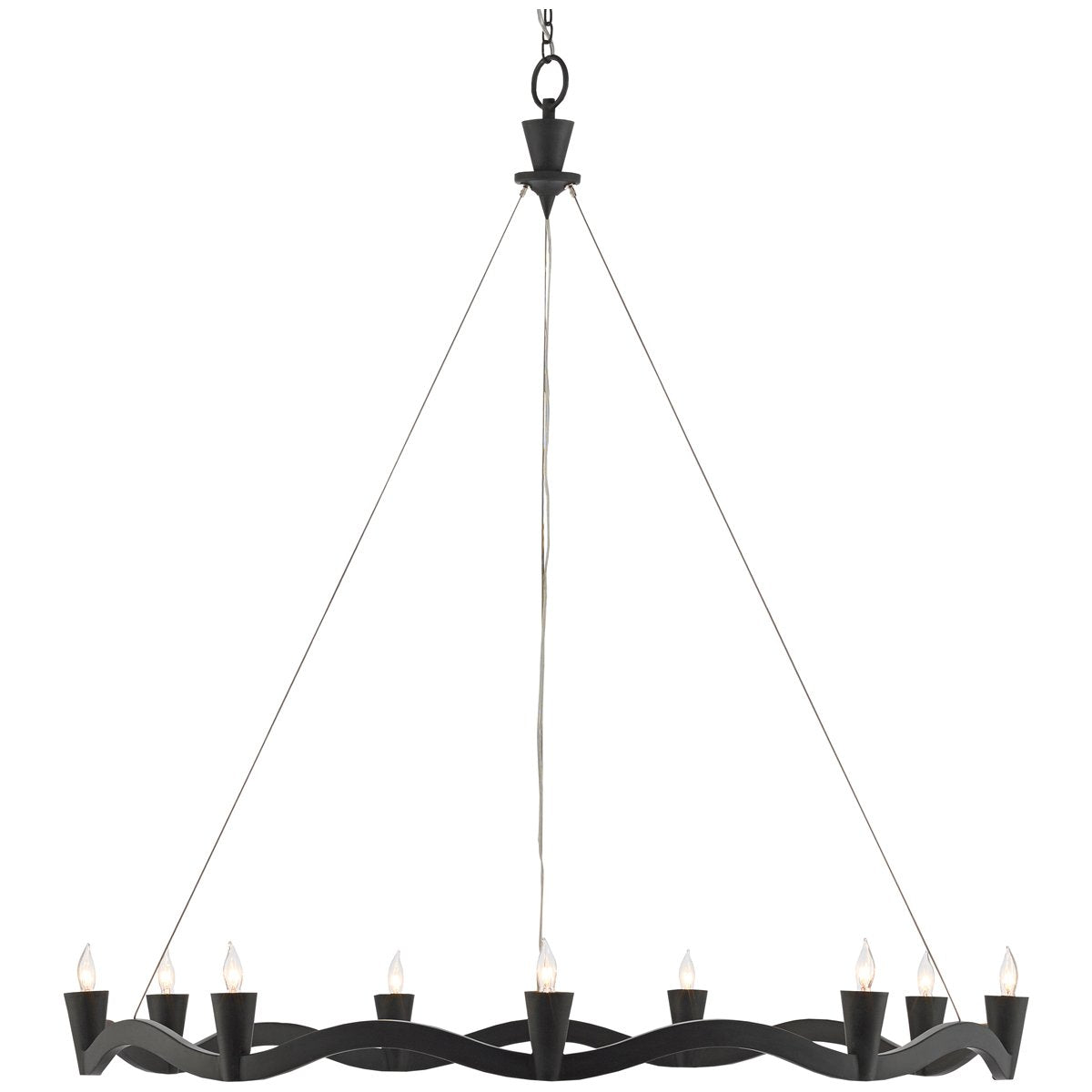 Currey and Company Serpentina Chandelier