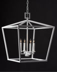 Currey and Company Denison Medium White Lantern