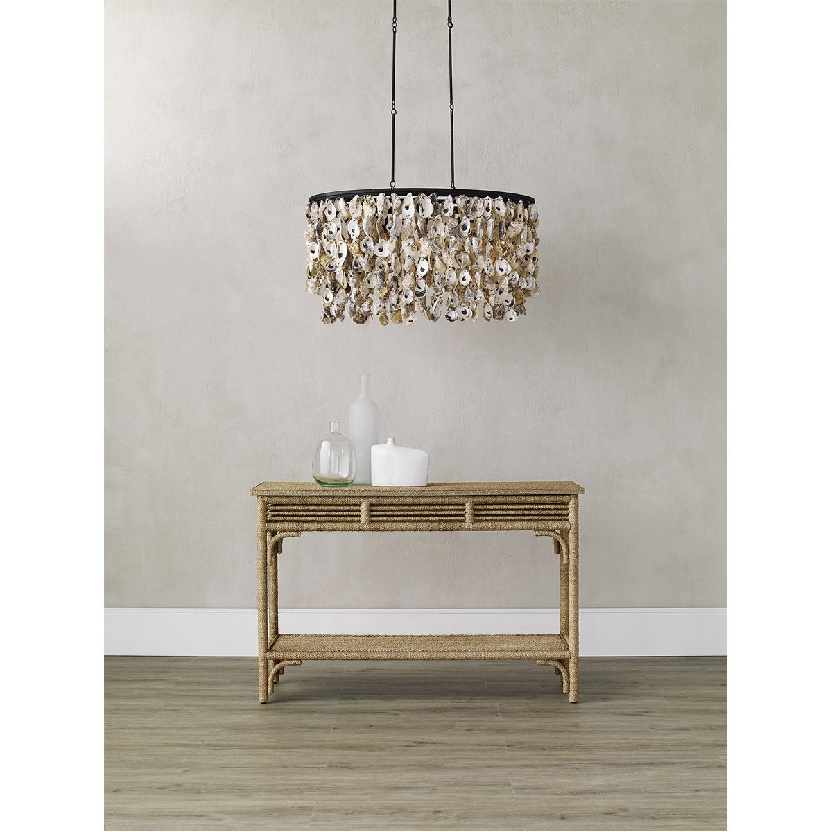 Currey and Company Stillwater Oval Chandelier