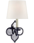 Visual Comfort Lana Single Sconce with Linen Shade