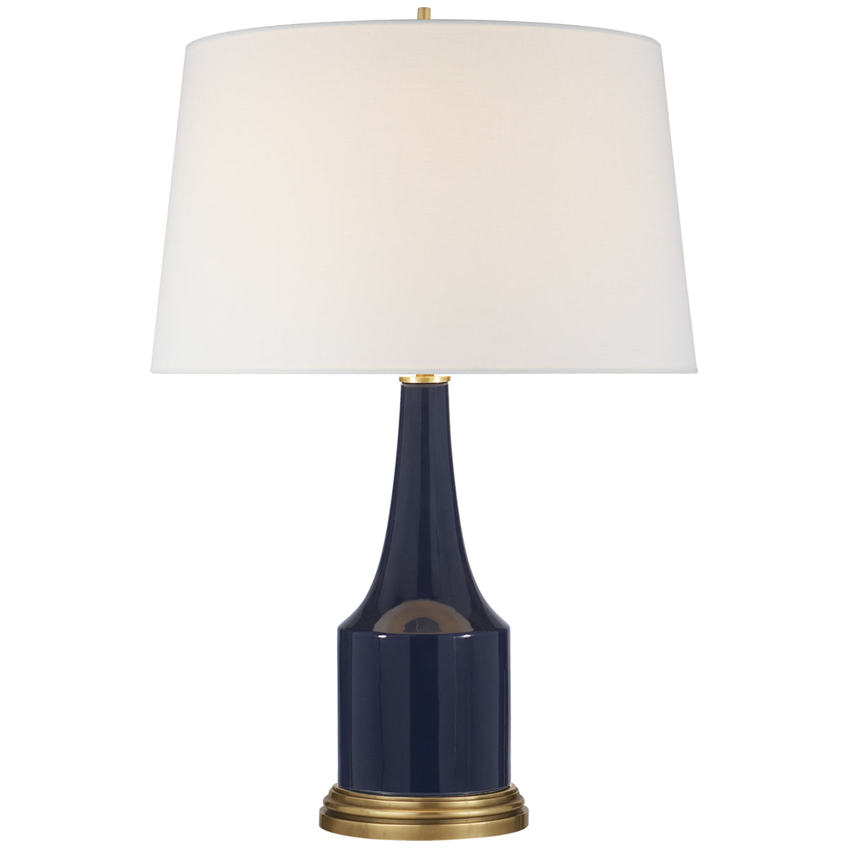 Visual Comfort Sawyer Table Lamp with Linen Shade