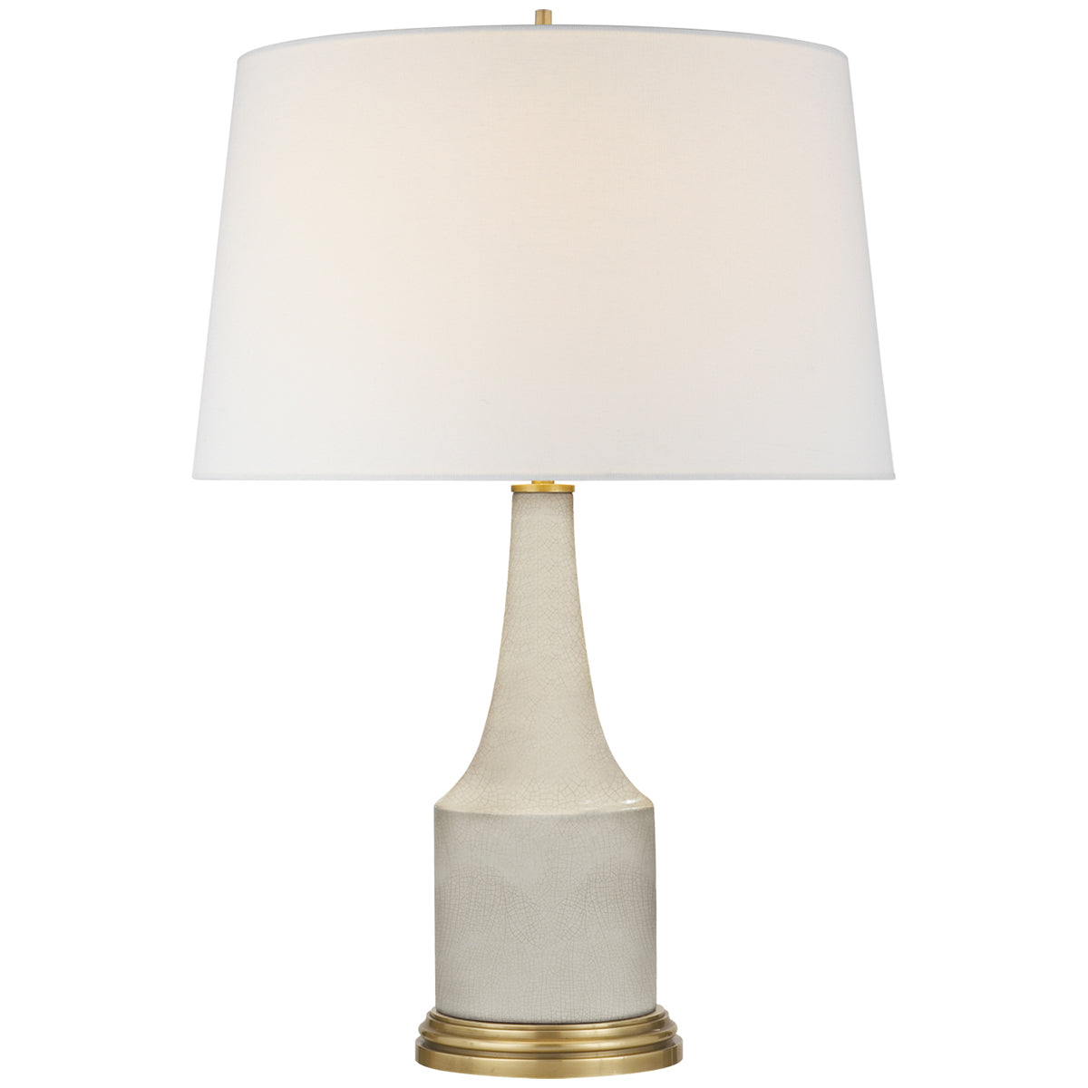 Visual Comfort Sawyer Table Lamp with Linen Shade