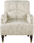 Baker Furniture Victorian Upholstered Chair BAU2005C