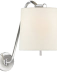 Visual Comfort Understudy Sconce with Linen Shade