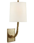 Visual Comfort Lyric Branch Sconce with Linen Shade