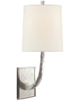 Visual Comfort Lyric Branch Sconce with Linen Shade