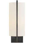 Visual Comfort Framework Sconce with Linen Shade