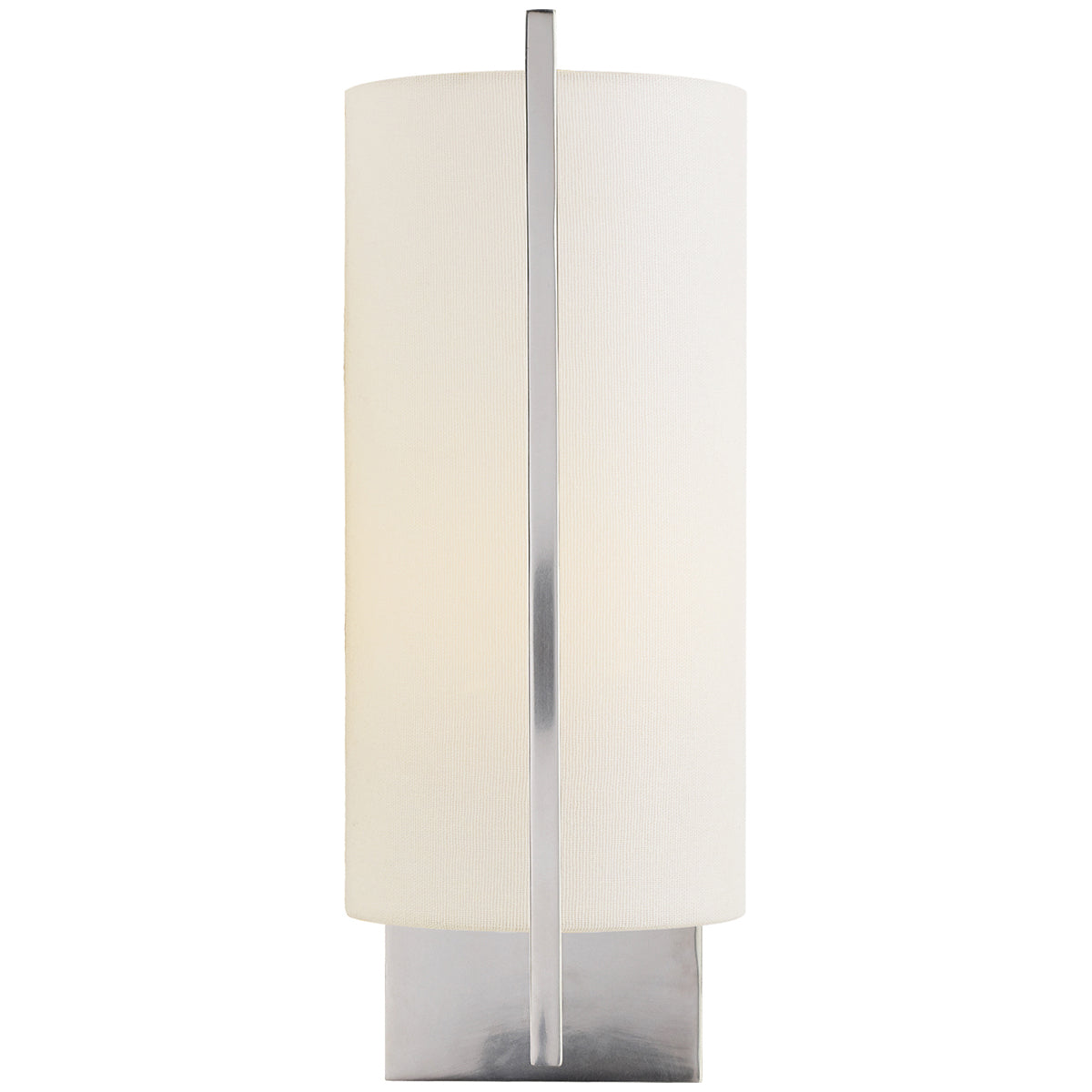 Visual Comfort Framework Sconce with Linen Shade