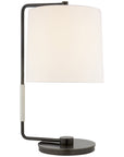 Visual Comfort Swing Table Lamp with Linen Shade