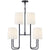 Visual Comfort Go Lightly Medium Chandelier with Linen Shades