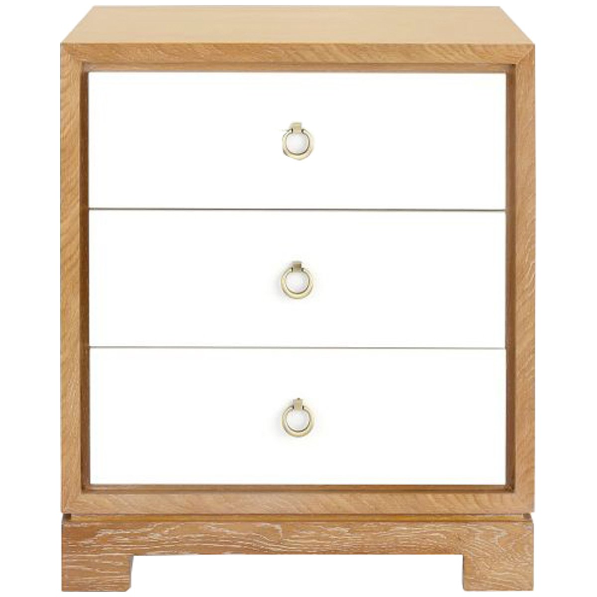 Villa &amp; House Berkeley 3-Drawer Side Table - Natural