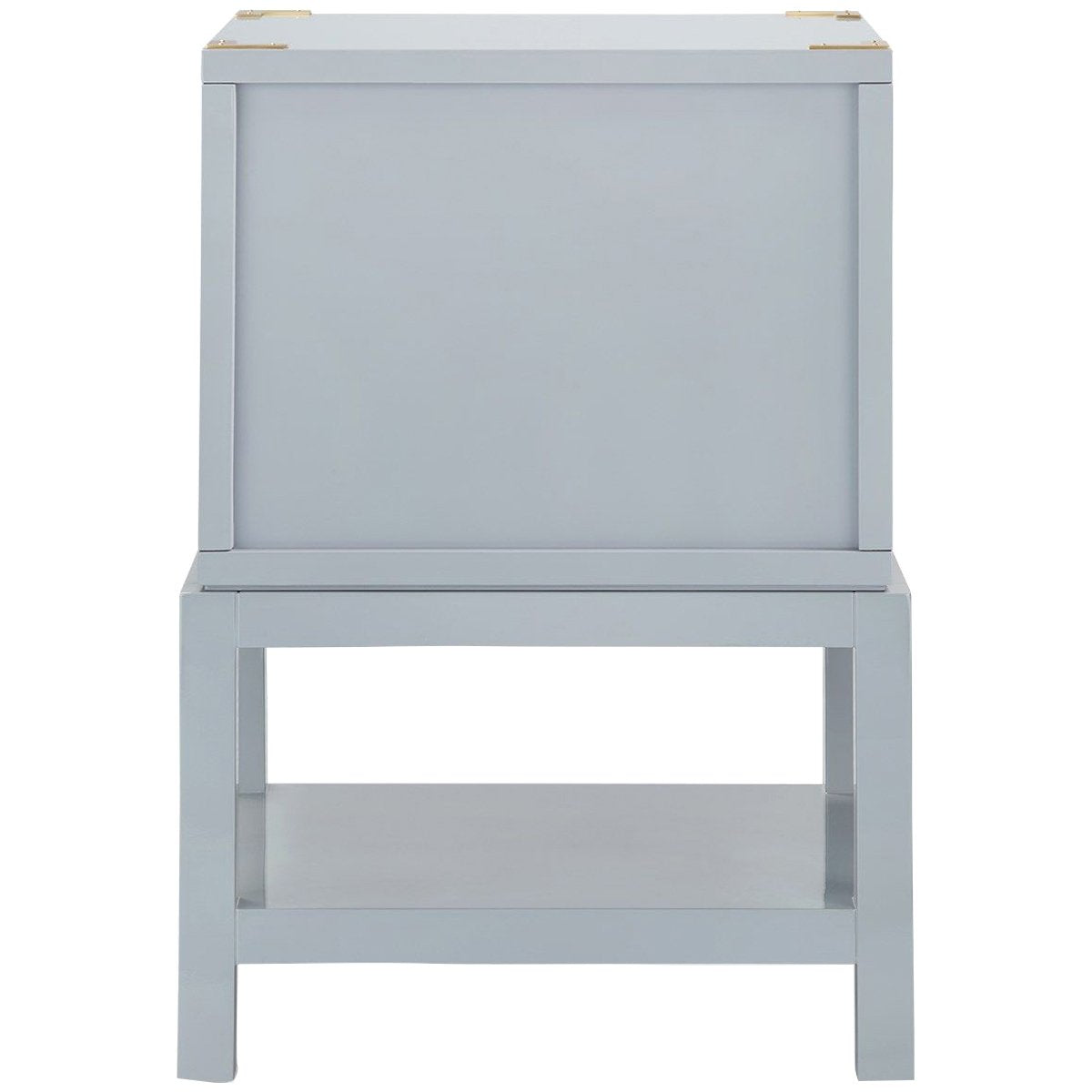 Villa &amp; House Tansu 2-Drawer Side Table - Gray