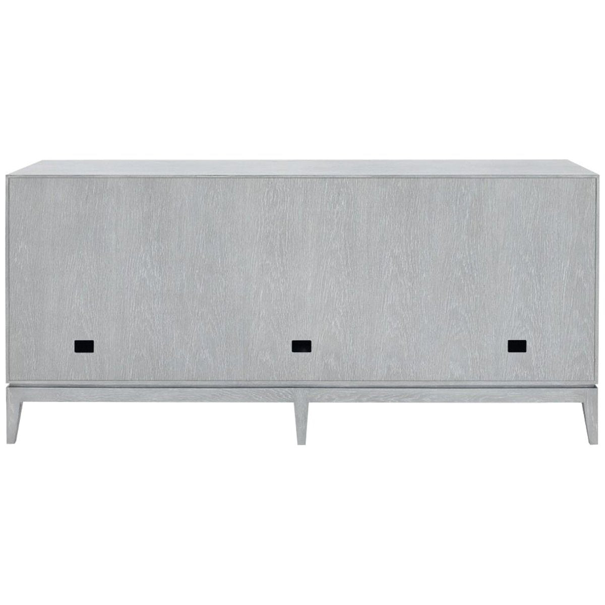 Villa &amp; House Cameron 4-Door Gray Cabinet with Owen Pull