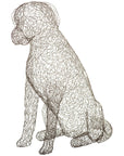 Phillips Collection Crazy Wire Retriever Sculpture