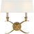 Visual Comfort Cross Bouillotte Large Sconce