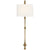 Visual Comfort Cawdor Stanchion Wall Light with Linen Shade