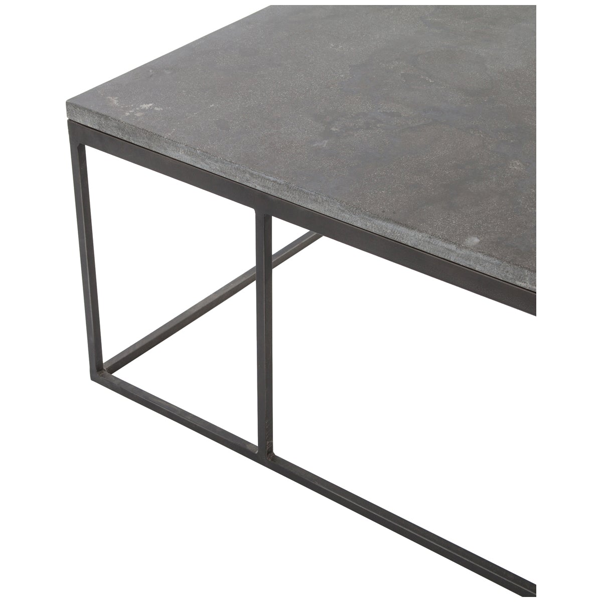 Four Hands Hughes Harlow Small Coffee Table - Bluestone