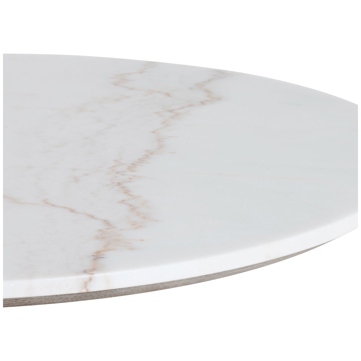 Four Hands Hughes Powell Dining Table - White Marble