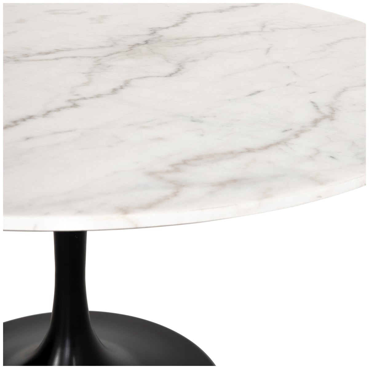 Four Hands Hughes Powell Dining Table - White Marble