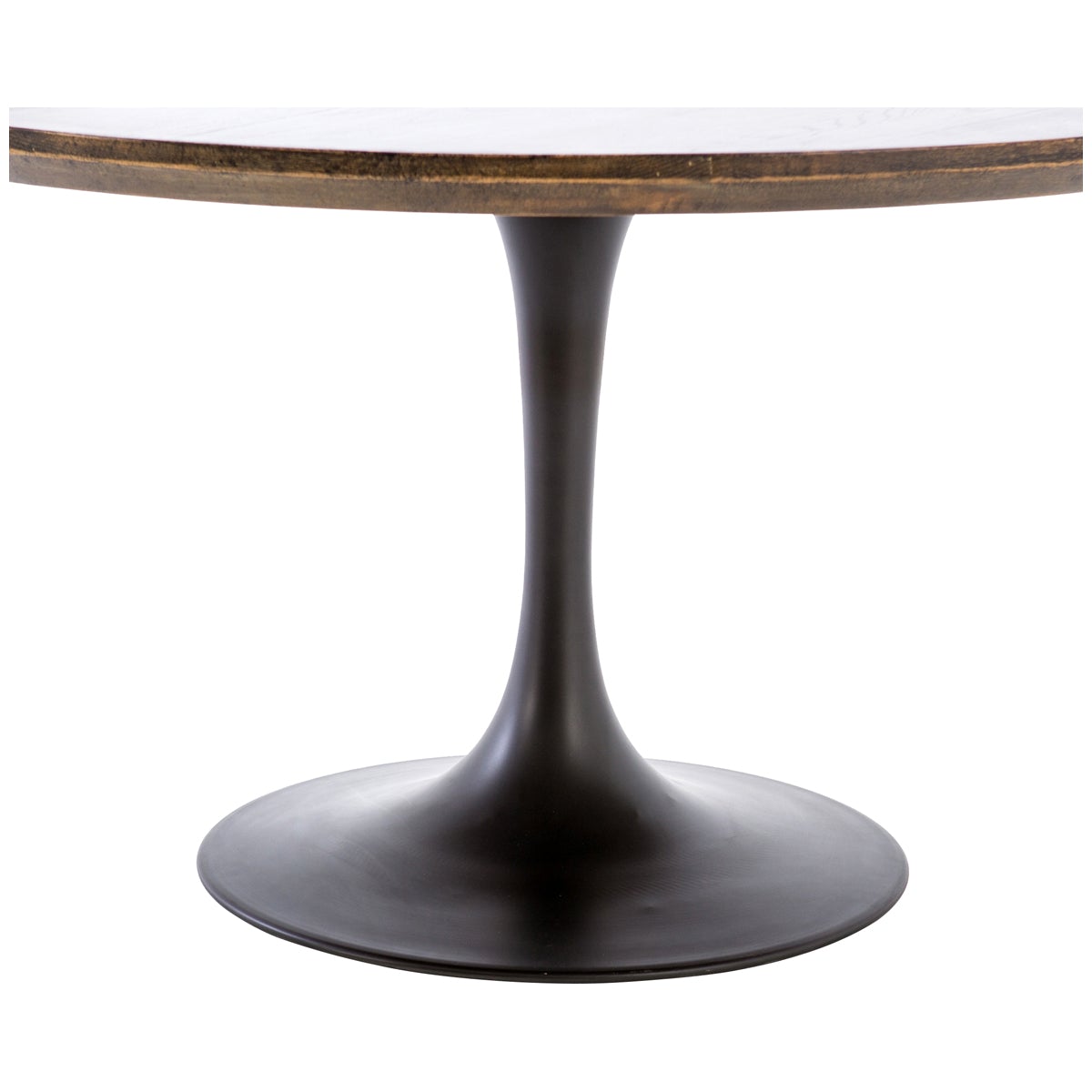 Four Hands Hughes Powell Dining Table - English Brown Oak Veneer