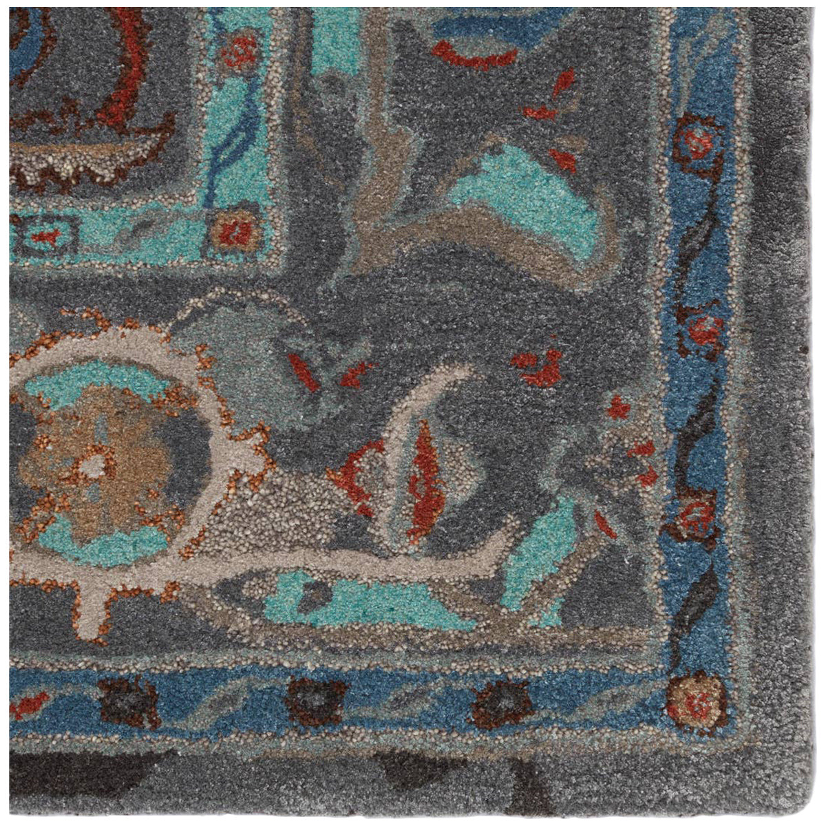 Jaipur Citrine Raisa Medallion Gray Aqua CIT08 Area Rug