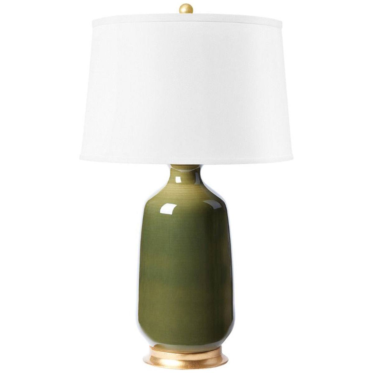 Villa &amp; House Carolyn Lamp, Olive Green