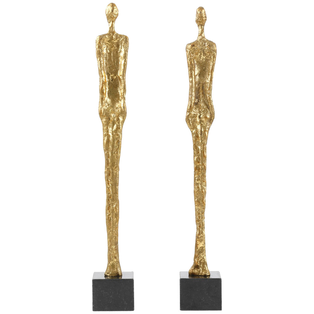 Villa &amp; House Gold Dora Mar Statue Pair