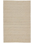 Jaipur Emblem Celia Geometric Stripes Cream Gray EMB02 Rug