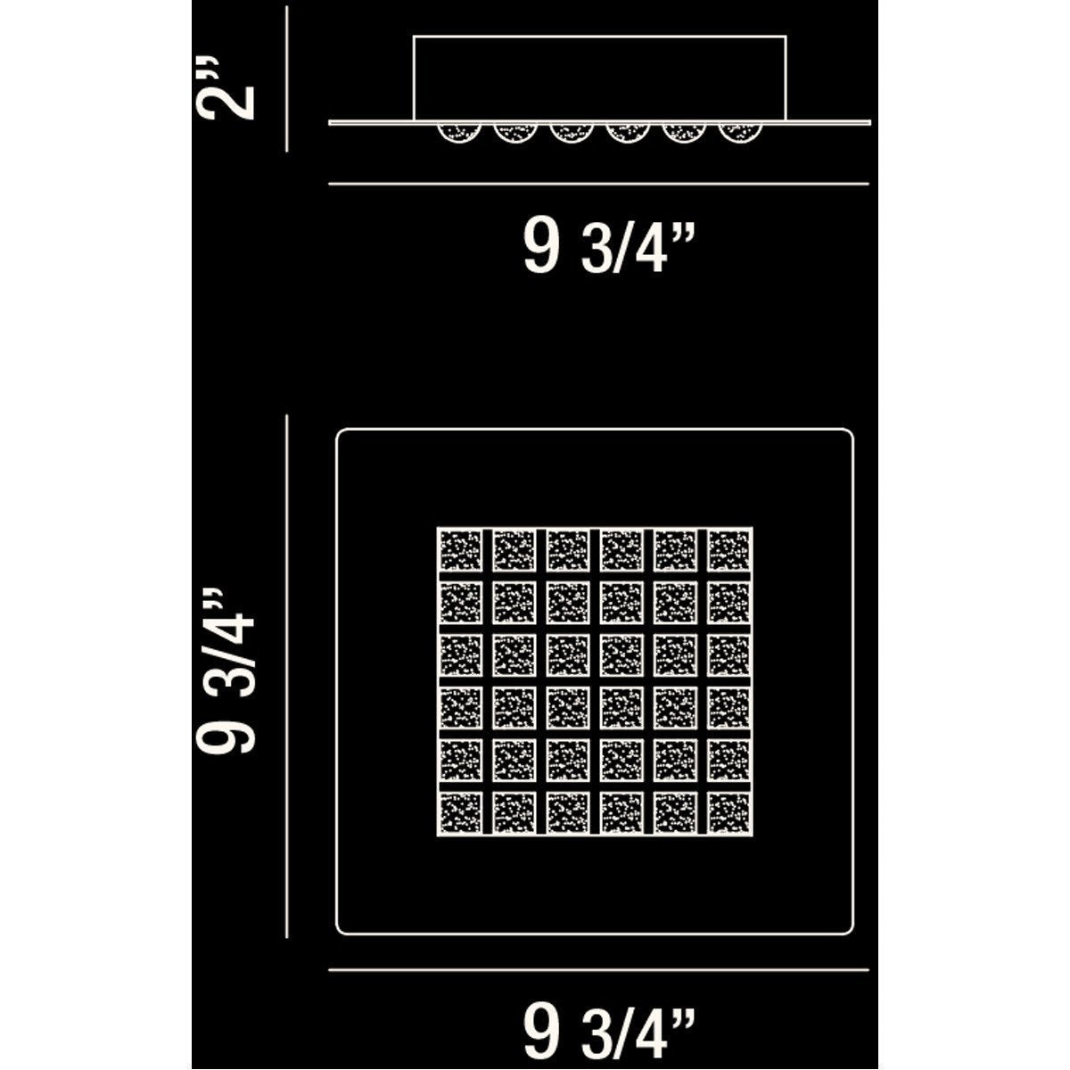 Eurofase DESIGNWL2017 Denso 1-Light Led Medium Surface Mount