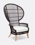 Made Goods Aurora Woven Wingback Outdoor Lounge Chair in Alsek Fabric