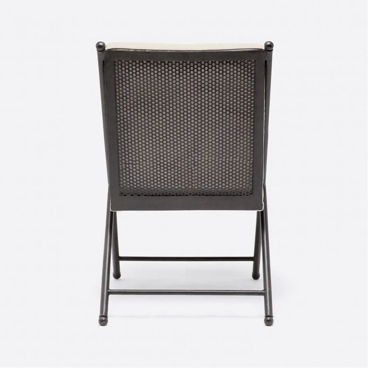 Made Goods Balta Metal Outdoor Dining Chair, Alsek Fabric