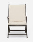 Made Goods Balta Metal Outdoor Dining Chair, Weser Fabric