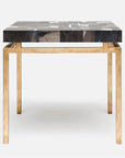 Made Goods Benjamin Floating Leg Side Table in Petrified Wood