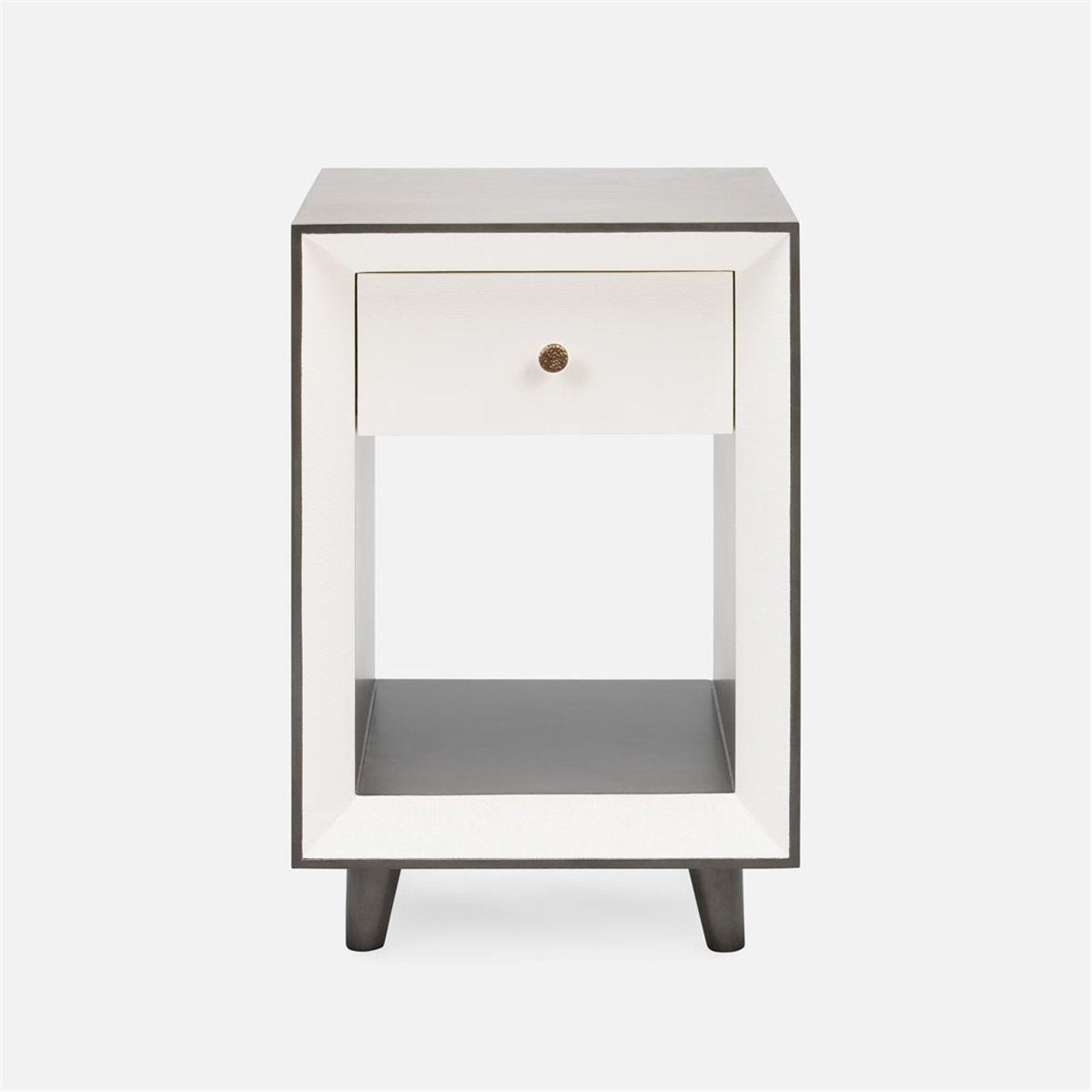 Made Goods Blaine Faux Canvas Single Nightstand