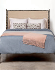 Made Goods Brennan Textured Bed in Danube Fabric