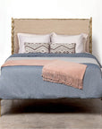 Made Goods Brennan Textured Bed in Danube Fabric