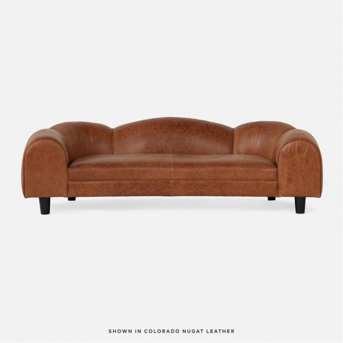 Made Goods Caldwell Scalloped Sofa in Volta Performance Fabric