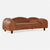 Made Goods Caldwell Scalloped Sofa in Rhone Full-Grain Leather