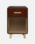 Made Goods Dante Leather 28-Inch Single Nightstand