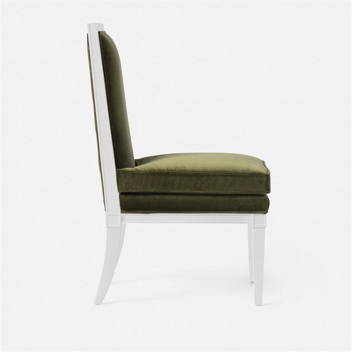 Made Goods Evan Dining Chair in Bassac Shagreen Leather