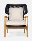 Made Goods Garrison Outdoor Lounge Chair in Clyde Fabric