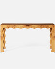 Made Goods Maurice Wavy Parson Style Console Table