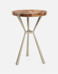 Made Goods Paislee Iron Tripod Table in Banana Bark