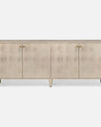 Made Goods Ramon 4-Door Buffet in Faux Shagreen