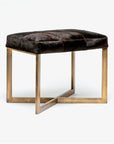 Made Goods Roger Cowhide Single Bench in Hair-On-Hide