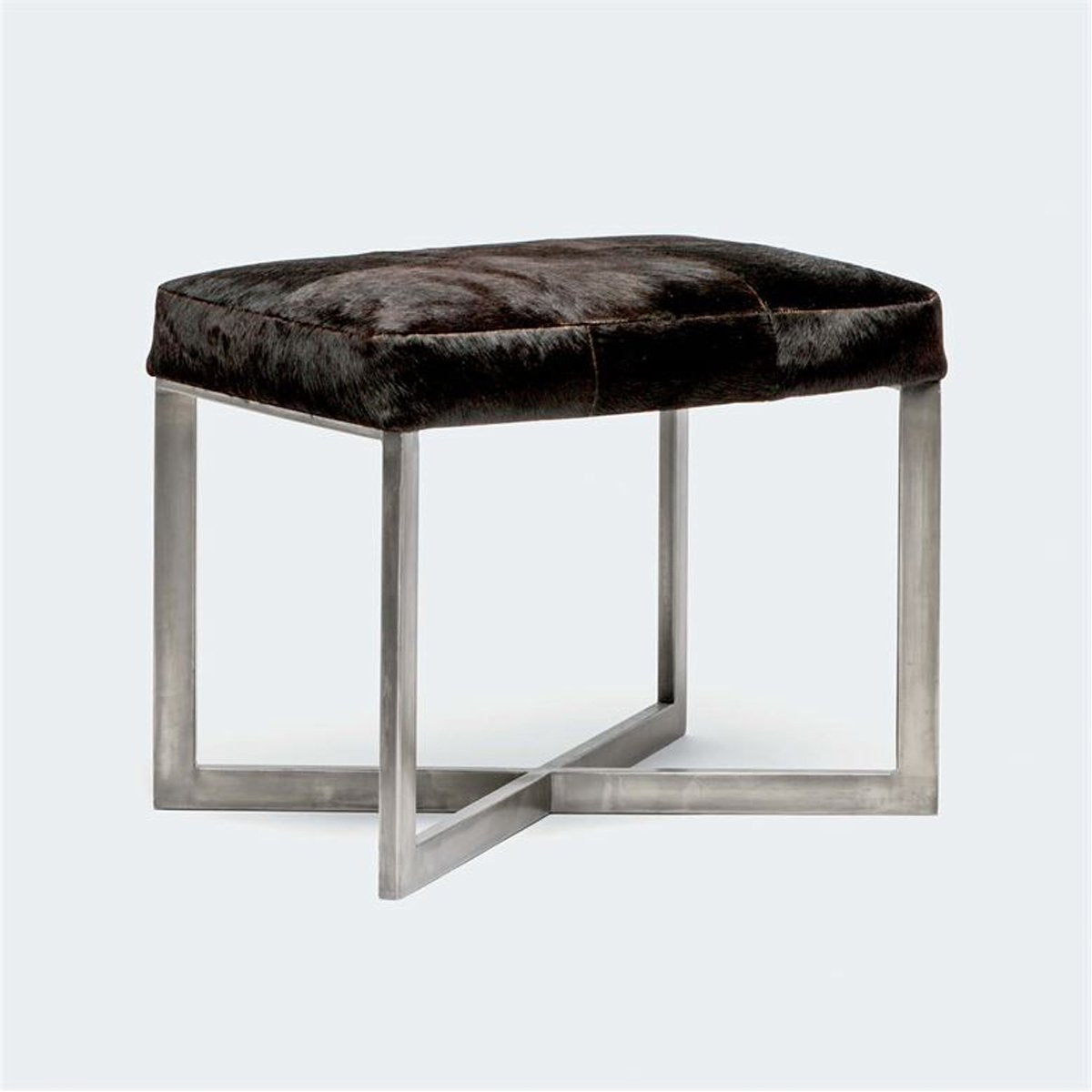 Made Goods Roger Cowhide Single Bench in Hair-On-Hide