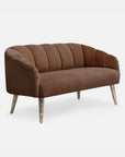 Made Goods Rooney Upholstered Shell Sofette in Rhone Leather