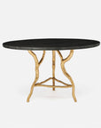 Made Goods Royce Round Dining Table in Faux Horn Top