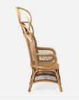 Made Goods Safiya Rattan Bamboo Lounge Chair