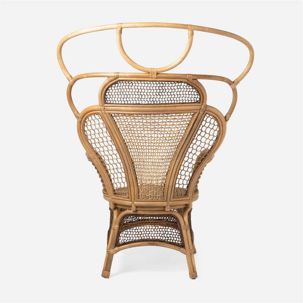 Made Goods Safiya Rattan Bamboo Lounge Chair